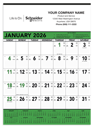 Image of Contractors Calendar (Black & Green)